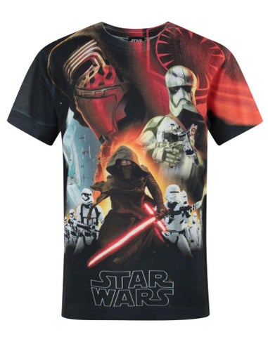 Star Wars Kids White Villains T Shirt (3-12 Years)