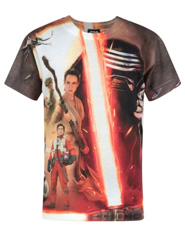 Star Wars Kids Red Force Awakens T Shirt (3-12 Years)