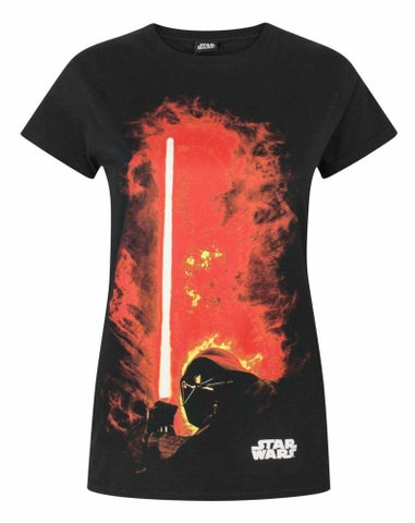 Star Wars Black Darth Vader Lightsaber T Shirt