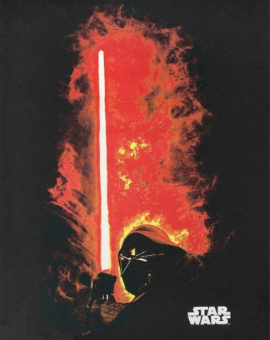 Star Wars Black Darth Vader Lightsaber T Shirt