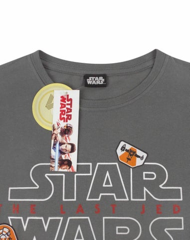Star Wars Grey Badges T Shirt