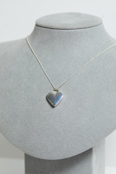 Simply Silver Sterling Silver 925 Polished Heart Pendant
