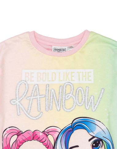 Rainbow High Kids Shortie Multi Pyjamas (4-11 Years)