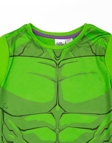 Disney Marvel Hulk Kids Shortie Purple Pyjamas (2-8 Years)