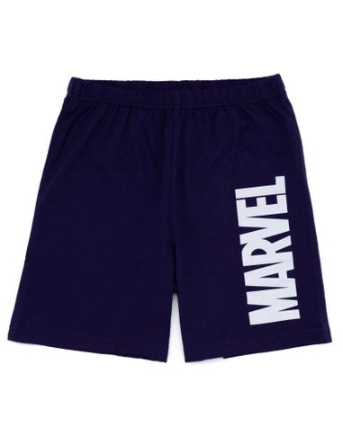 Disney Marvel Avengers Kids Shortie Blue Pyjamas (2-8 Years)