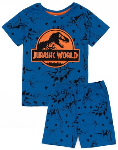 Jurassic World Kids Blue Shortie Pyjamas (3-10 Years)