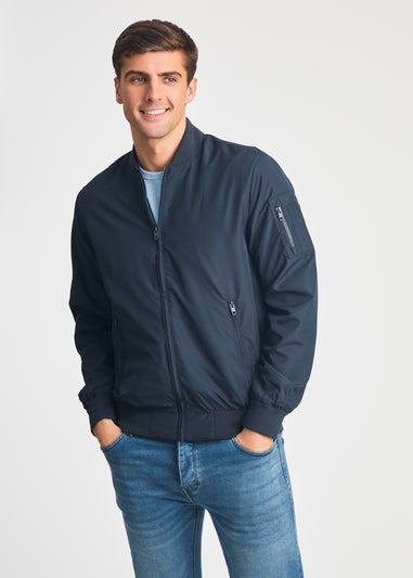French Connection Navy MA1 Technical Bomber Jacket