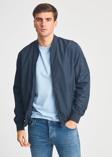 French Connection Navy MA1 Technical Bomber Jacket