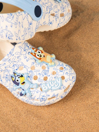 Bluey & Bingo Kids Grey Clogs (Younger 6-12 Older)