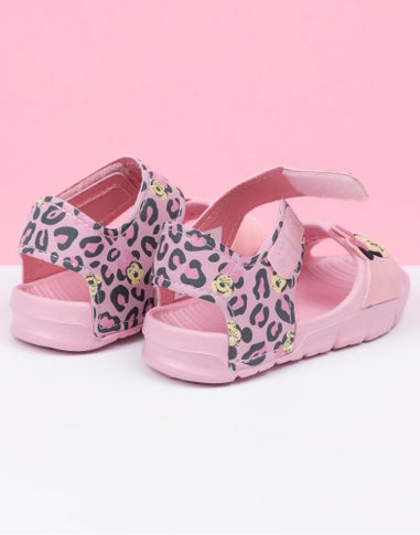 Disney Minnie Mouse Kids Pink Sandals (Younger 6-12 Older)