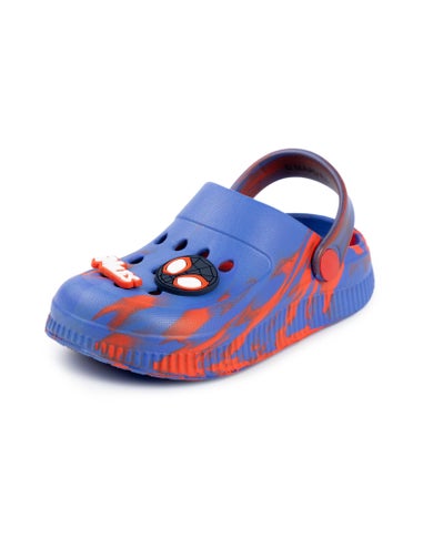 Marvel Spidey Kids Black Clogs (Younger 6-12 Older)