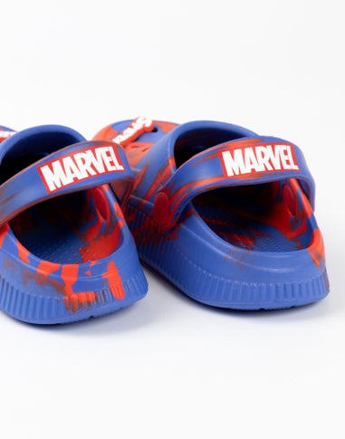 Marvel Spidey Kids Black Clogs (Younger 6-12 Older)