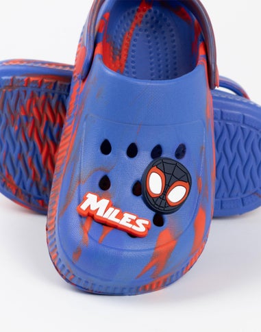 Marvel Spidey Kids Black Clogs (Younger 6-12 Older)