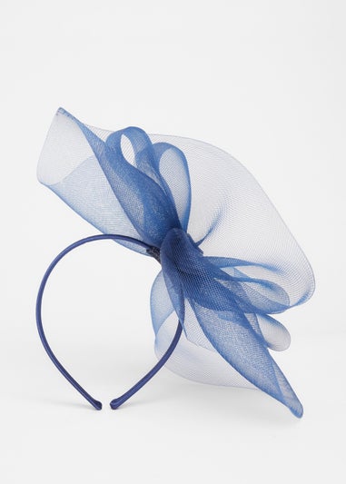Quiz Navy Bow Headband Fascinator