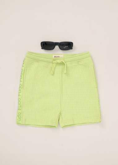 Fudo Green T Shirt Shorts & Sunglasses Outfit Set (12-24mnths)