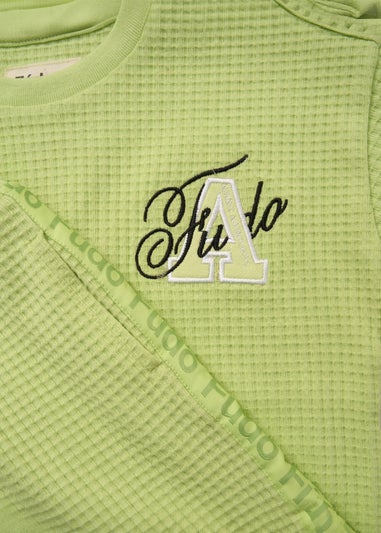 Fudo Green T Shirt Shorts & Sunglasses Outfit Set (12-24mnths)