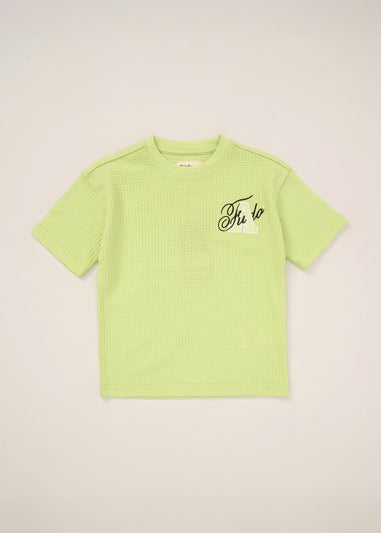 Fudo Green T Shirt Shorts & Sunglasses Outfit Set (12-24mnths)
