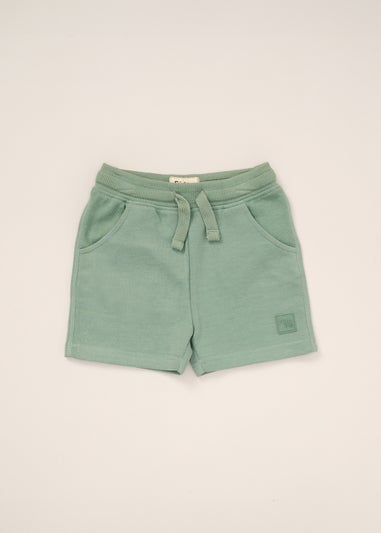 Fudo Soft Green T Shirt Shorts & Bucket Hat Outfit Set (12-24mnths)