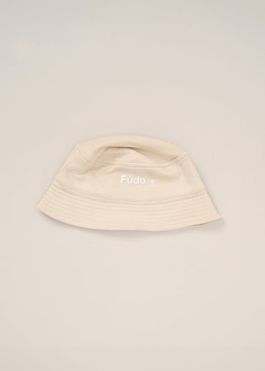 Fudo Beige T Shirt Shorts & Bucket Hat Outfit Set (12-24mnths)