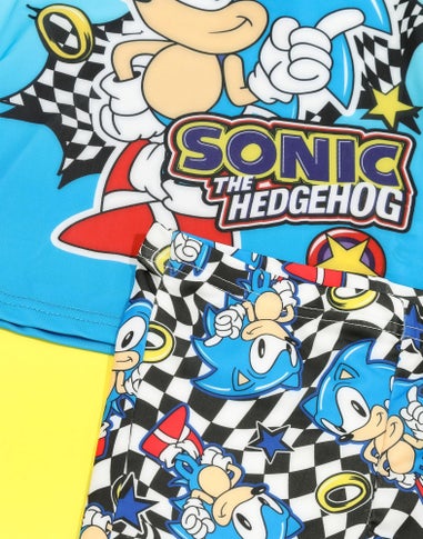 Sonic The Hedgehog Kids Blue 2 Piece Swim Set (3-10 Years)