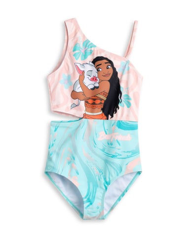 Disney Moana Kids Multi Coloured 1 Piece Swimming Costume (2-10 Years)
