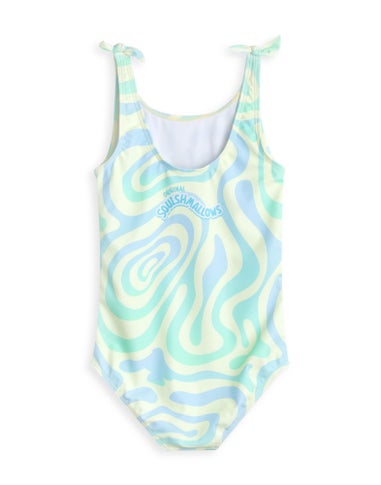 Squishmallows Kids Yellow 1 Piece Swimming Costume (5-14 Years)