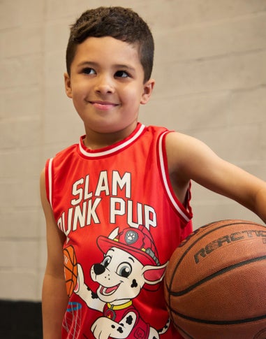 Paw Patrol Marshall Kids Red Basketball Top (2-7 Years)