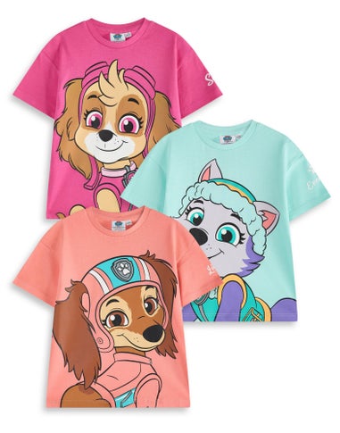 Paw Patrol Kids T-Shirts 3 Pack (2-7 Years)