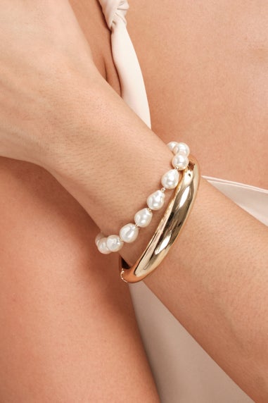 Mood Gold Pearl Strand 3 Piece Set