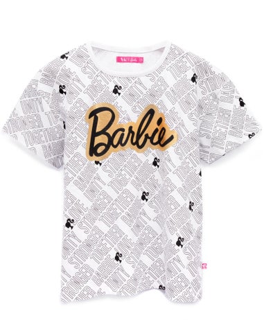 Barbie Kids T-Shirt 2 Pack (3-12 Years)