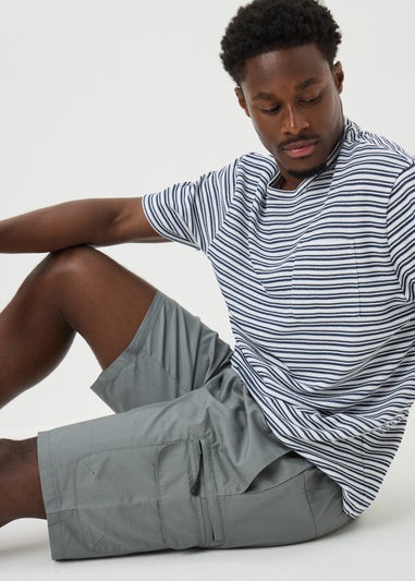Sage Parachute Cargo Shorts