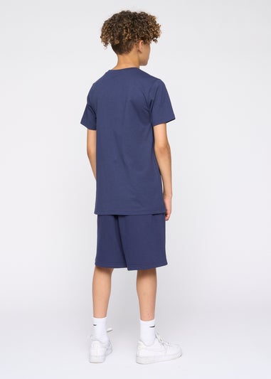 Kings Will Dream Navy Crosby Jog Shorts (7-14 yrs)