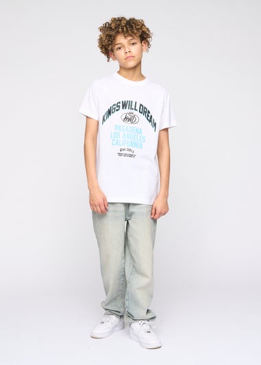 Kings Will Dream White Pasadena T-Shirt (7-14 yrs)