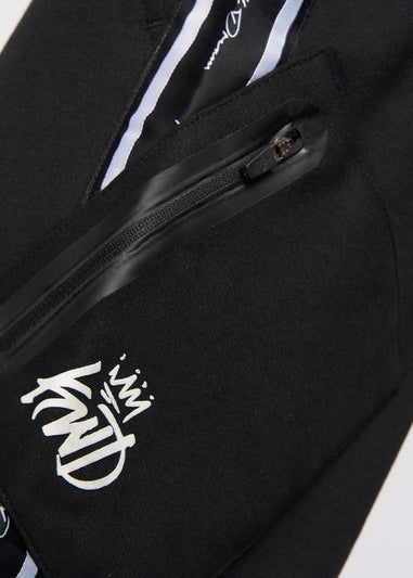 Kings Will Dream Black Techy Taped Cargo Shorts (7-14 yrs)