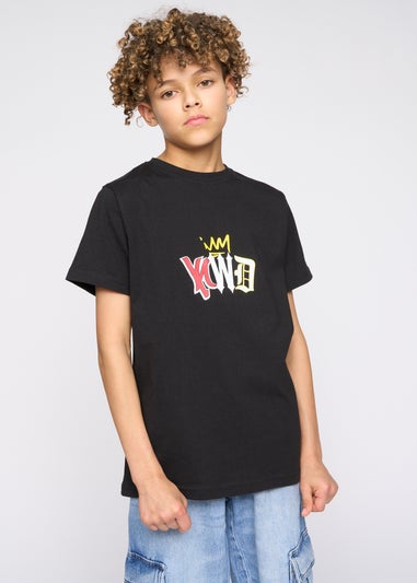 Kings Will Dream Black Ransom T-Shirt (7-14 yrs)