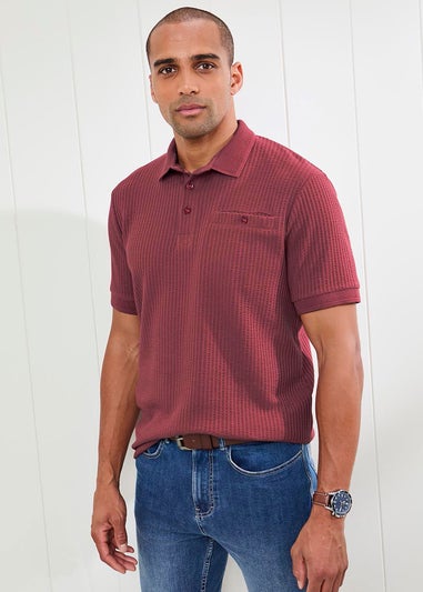 Cotton Traders Ruby Seersucker Polo Shirt