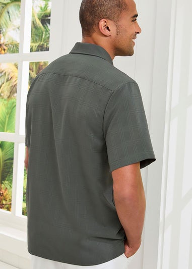 Cotton Traders Forest Green Short Sleeve Summer Soft Touch Shirt