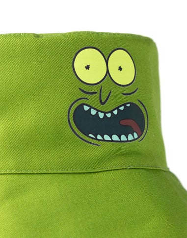 Rick And Morty Green Reversible Pickle Rick Bucket Hat