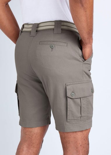 Cotton Traders Charcoal Grey Guinness Cargo Shorts