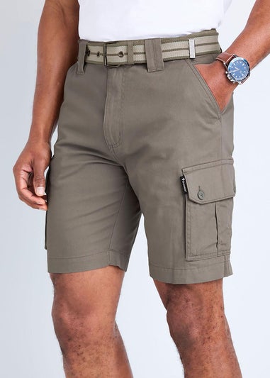 Cotton Traders Charcoal Grey Guinness Cargo Shorts