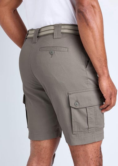 Cotton Traders Charcoal Grey Guinness Cargo Shorts