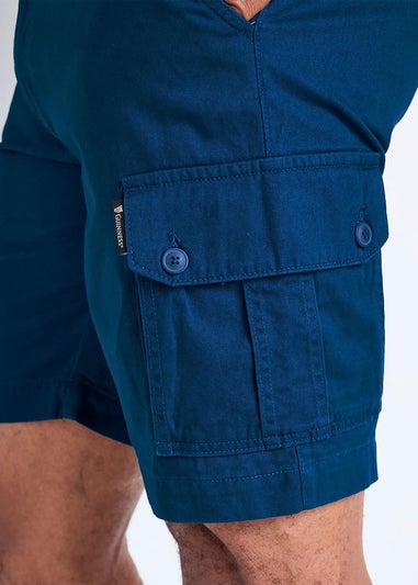 Cotton Traders Navy Guinness Cargo Shorts