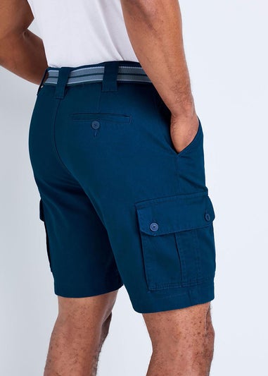 Cotton Traders Navy Guinness Cargo Shorts