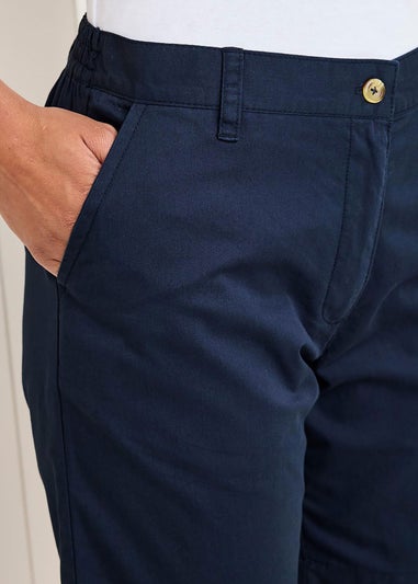 Cotton Traders Dark Blue Everday Shorts