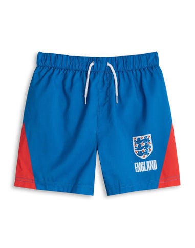 England Football Kids Blue Swim Shorts (2-10 Years)