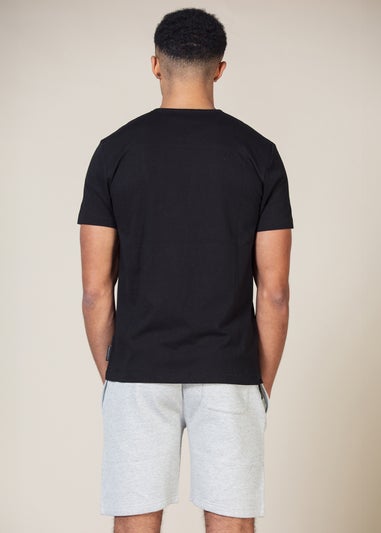 French Connection Black 3 Pack Cotton Crew Neck Short Sleeve T Shirts