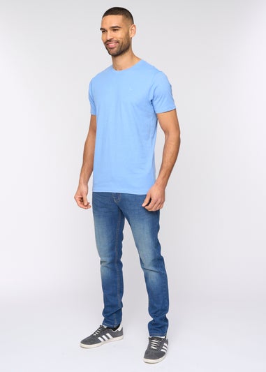Bewley & Rich Mid Blue Barlowe T-Shirt