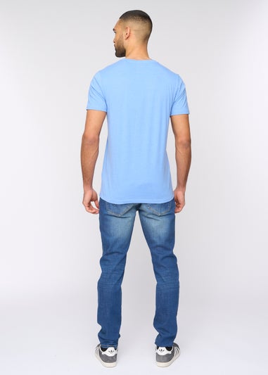 Bewley & Rich Mid Blue Barlowe T-Shirt