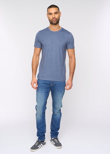 Bewley & Rich Denim Marl Barlowe T-Shirt
