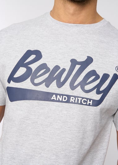 Bewley & Ritch Light Grey Marl Macklin T-Shirt